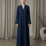 Classic Navy Grace Abaya <br/> (A1-LC004)